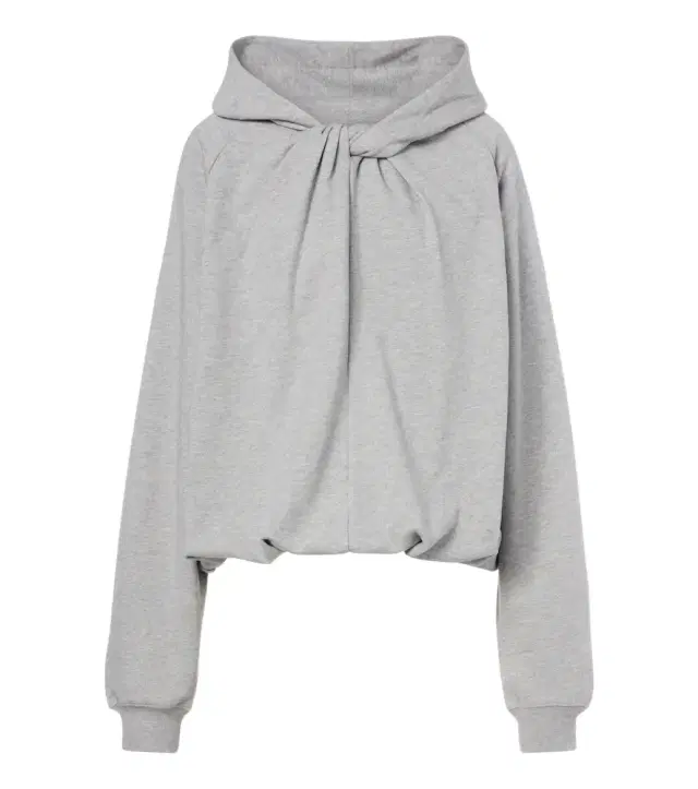 Dries Van Noten Draped cotton jersey hoodie