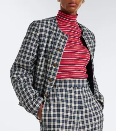 Dries Van Noten Striped cotton-blend turtleneck sweater | Thumbnail 7