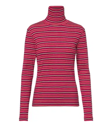 Dries Van Noten Striped cotton-blend turtleneck sweater | Thumbnail 1