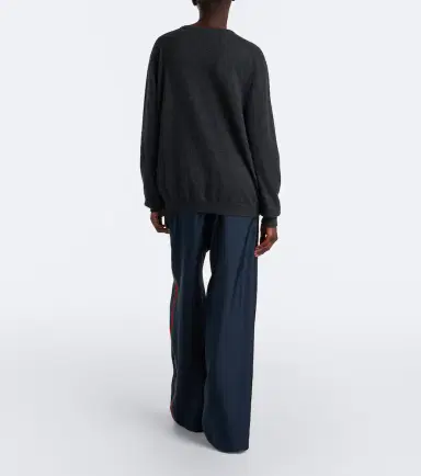 Gucci Web Stripe silk track pants | Thumbnail 4 Gucci Web Stripe silk track pants | Thumbnail 4