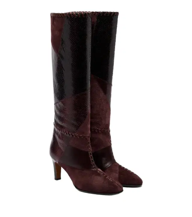 Zimmermann Alchemy leather and suede knee-high boots