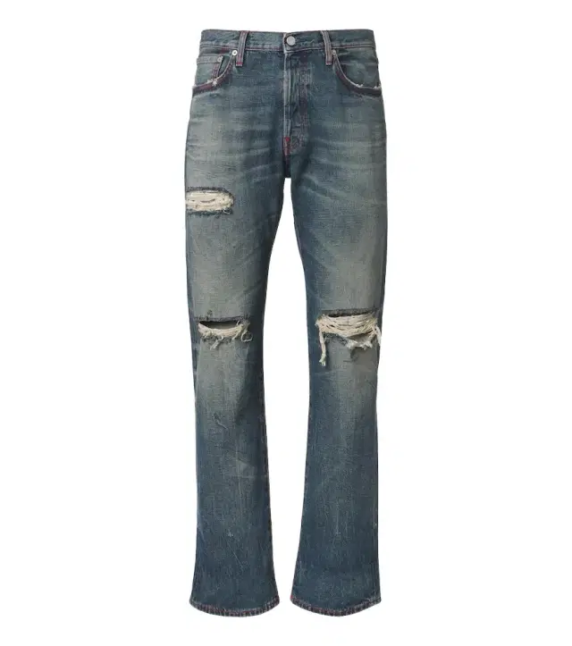 Acne Studios Re-edition distressed straight jeans