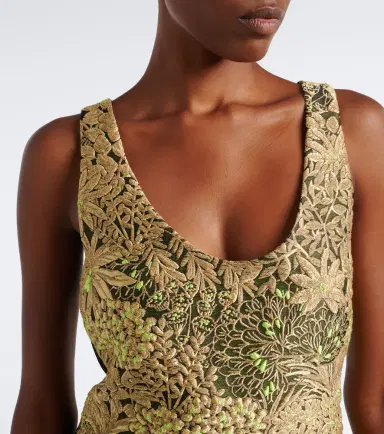 Dries Van Noten Floral jacquard top | Thumbnail 3