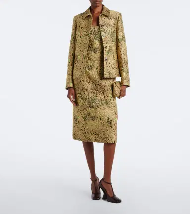 Dries Van Noten Floral jacquard top | Thumbnail 4