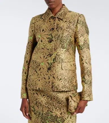 Dries Van Noten Floral jacquard jacket | Thumbnail 5