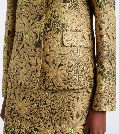 Dries Van Noten Floral jacquard jacket | Thumbnail 6