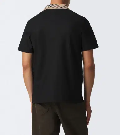 Burberry Check cotton piqué polo shirt | Thumbnail 5 Burberry Check cotton piqué polo shirt | Thumbnail 5