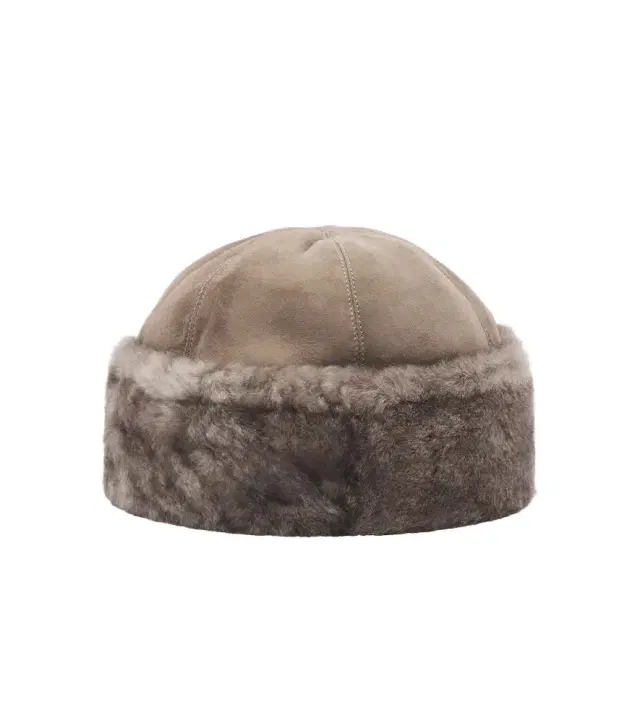 Nour Hammour Toki suede and shearling hat