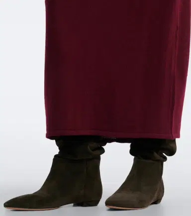 Staud Wilma ruched wool maxi skirt | Thumbnail 2