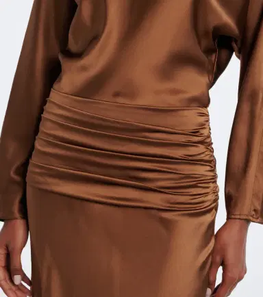 Staud Freda silk-blend satin cocktail dress | Thumbnail 5