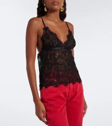 Isabel Marant Adiena silk-blend lace camisole | Thumbnail 6
