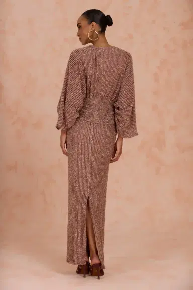 PatBo GROOVY KNIT SLEEVE DRESS | Thumbnail 2