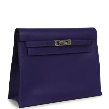HERMÈS Hermes Kelly Danse Purple Evercolor Palladium Hardware | Thumbnail 2 HERMÈS Hermes Kelly Danse Purple Evercolor Palladium Hardware | Thumbnail 2