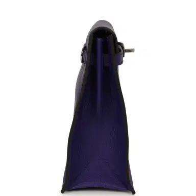 HERMÈS Hermes Kelly Danse Purple Evercolor Palladium Hardware | Thumbnail 3 HERMÈS Hermes Kelly Danse Purple Evercolor Palladium Hardware | Thumbnail 3