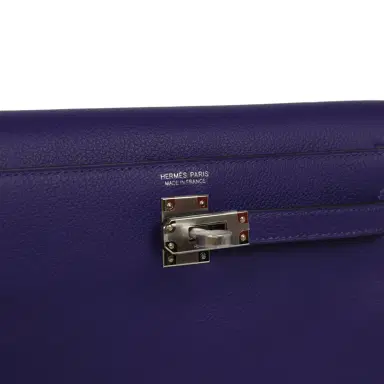 HERMÈS Hermes Kelly Danse Purple Evercolor Palladium Hardware | Thumbnail 7 HERMÈS Hermes Kelly Danse Purple Evercolor Palladium Hardware | Thumbnail 7