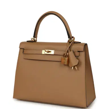 HERMÈS Hermes Kelly Sellier 25 Chai Epsom Gold Hardware | Thumbnail 5 HERMÈS Hermes Kelly Sellier 25 Chai Epsom Gold Hardware | Thumbnail 5