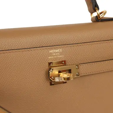 HERMÈS Hermes Kelly Sellier 25 Chai Epsom Gold Hardware | Thumbnail 7 HERMÈS Hermes Kelly Sellier 25 Chai Epsom Gold Hardware | Thumbnail 7