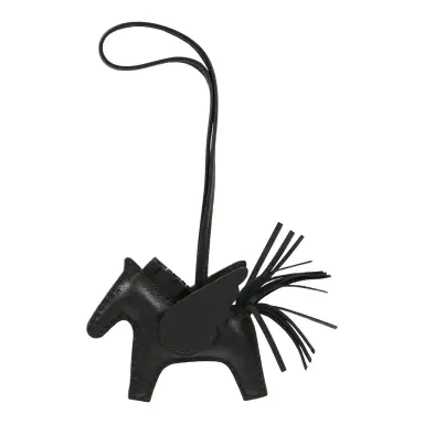 HERMÈS Hermes Pegase Rodeo Bag Charm PM So Black Milo Lambskin | Thumbnail 1 HERMÈS Hermes Pegase Rodeo Bag Charm PM So Black Milo Lambskin | Thumbnail 1