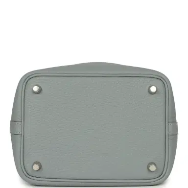 HERMÈS Hermes Picotin Lock 18 Gris Pantin Clemence Palladium Hardware | Thumbnail 6
