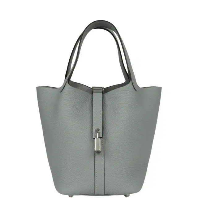 HERMÈS Hermes Picotin Lock 18 Gris Pantin Clemence Palladium Hardware