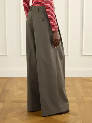 Dries Van Noten Cotton-twill Wide-leg Pants | Thumbnail 4