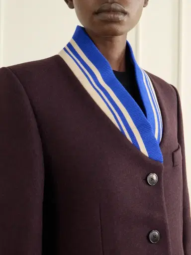 Dries Van Noten Striped Wool-blend Jacket | Thumbnail 5