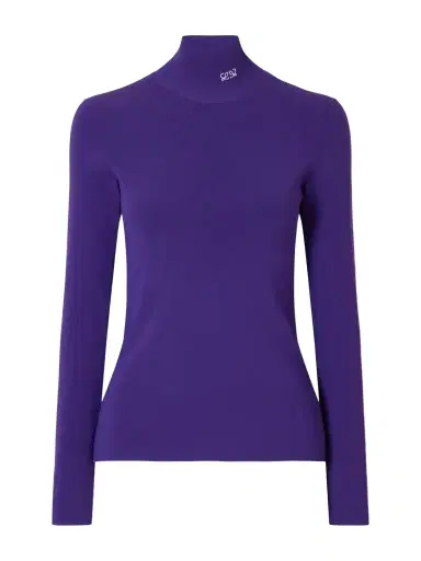 Loewe Logo-embroidered Ribbed T-shirt | Thumbnail 1