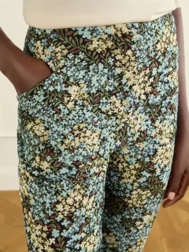 Dries Van Noten Floral-jacquard Straight-leg Cropped Pants | Thumbnail 5