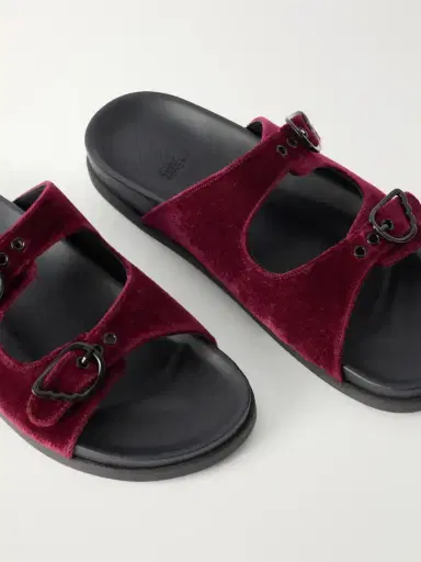Ancient Greek Sandals Selestia Velvet Sandals | Thumbnail 5 Ancient Greek Sandals Selestia Velvet Sandals | Thumbnail 5