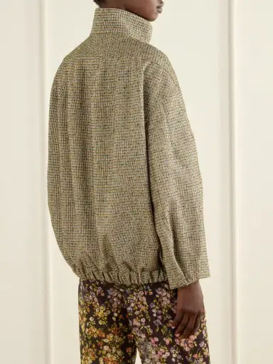 Dries Van Noten Checked Bouclé Jacket | Thumbnail 4