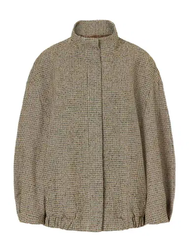 Dries Van Noten Checked Bouclé Jacket | Thumbnail 1
