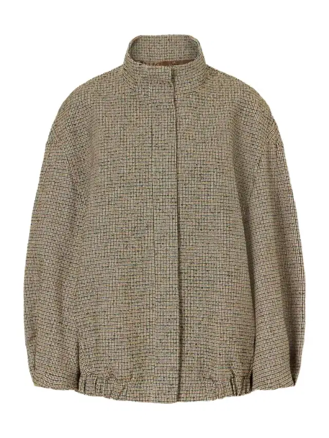 Dries Van Noten Checked Bouclé Jacket