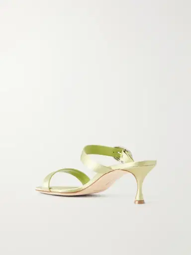 Manolo Blahnik Zutosanmu 50 Crystal-embellished Satin Sandals | Thumbnail 3