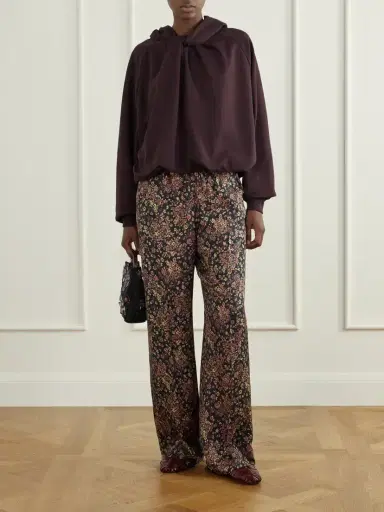 Dries Van Noten Floral-print Crepe Straight-leg Pants | Thumbnail 2