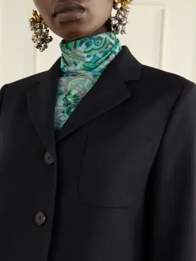 Dries Van Noten Wool-crepe Blazer | Thumbnail 5 Dries Van Noten Wool-crepe Blazer | Thumbnail 5