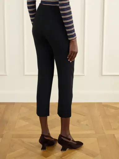 Dries Van Noten Crepe Straight-leg Cropped Pants | Thumbnail 4