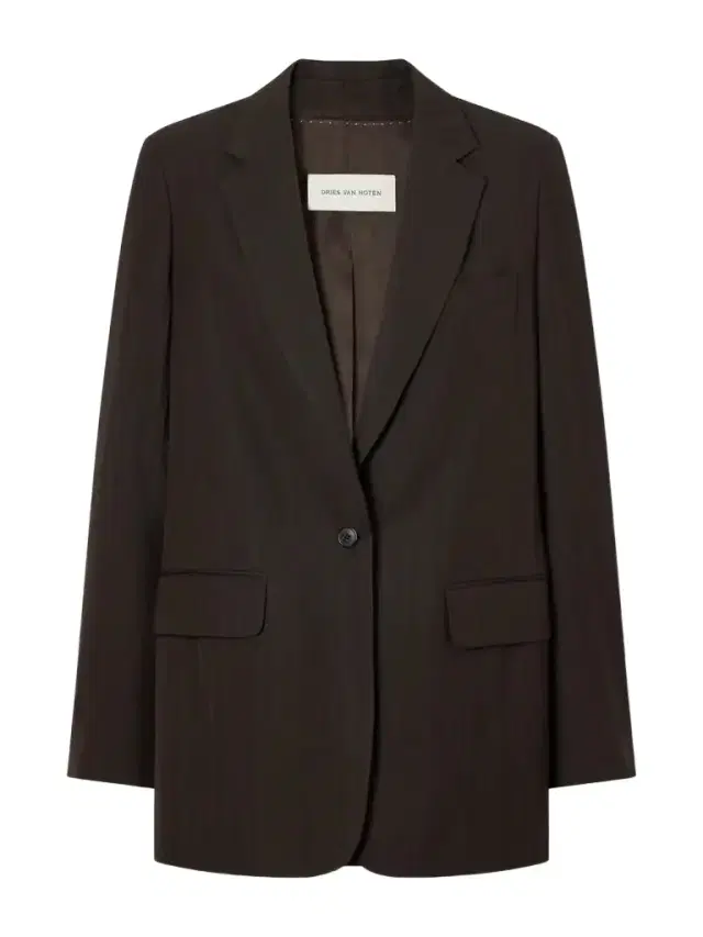Dries Van Noten Striped Crepe Blazer