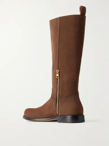 JW Anderson Loafer Nubuck Knee Boots | Thumbnail 3