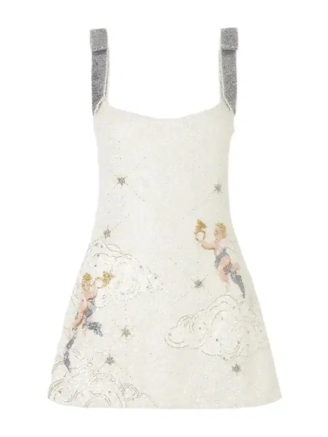 Clio Peppiatt Cupid Embellished Tulle Mini Dress