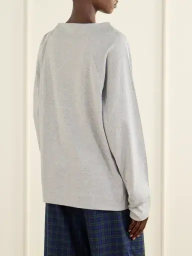 Dries Van Noten Gathered Cotton-jersey T-shirt | Thumbnail 4