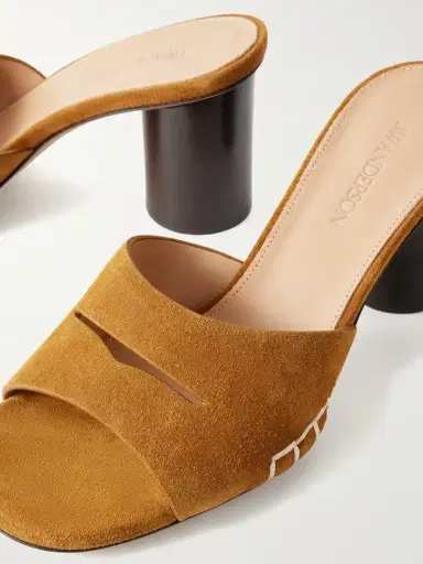 JW Anderson Loafer Suede Mules | Thumbnail 5