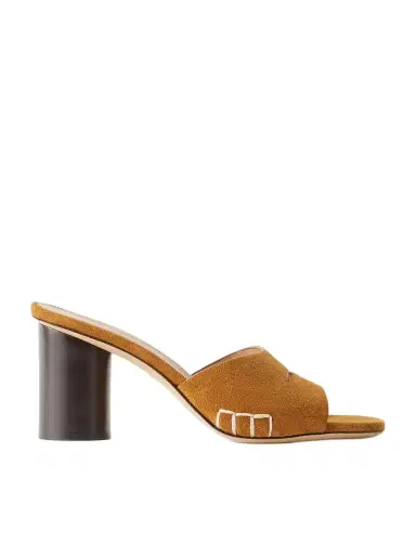 JW Anderson Loafer Suede Mules | Thumbnail 1