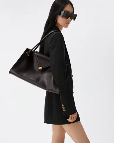 Versace Severine Large Leather Shoulder Bag | Thumbnail 2