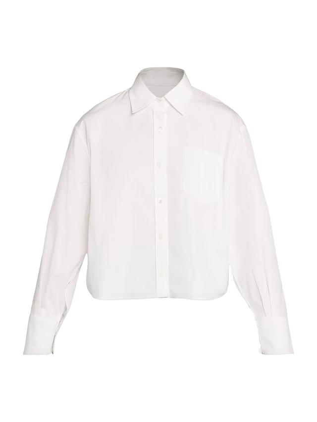Maria McManus Button Sleeve Cropped Shirt