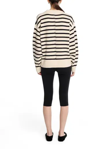 Maria McManus Ladder Stitch Crew Cashmere-Cotton Sweater | Thumbnail 4
