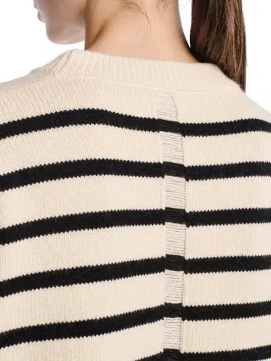 Maria McManus Ladder Stitch Crew Cashmere-Cotton Sweater | Thumbnail 5