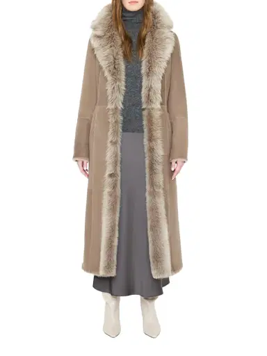 HiSO Maeve Reversible Shearling Coat | Thumbnail 2