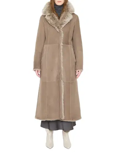 HiSO Maeve Reversible Shearling Coat | Thumbnail 3