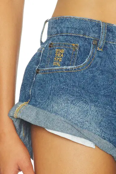 One Teaspoon Bandits Low Waist Shorts | Thumbnail 6
