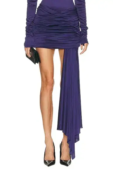 The Andamane Wendell Panel Detail Mini Skirt